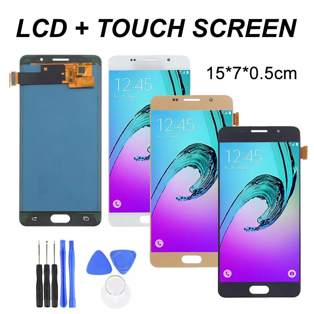 

Replacement With Frame LCD Display Touch Screen Digitizer Assembly for Sam-sung Galaxy A5 2016 A510 SM-A510F D-S