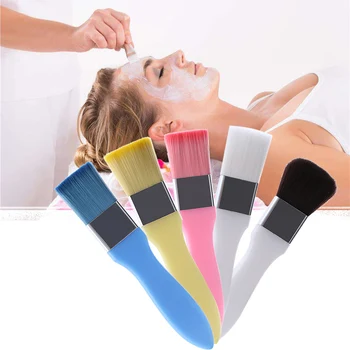 

1/2 Pcs Mixing DIY Mud Mask Brushes Portable Man Made Easy Wash Fiber Brush Professional Facial Skin Care Beauty Makeup Tools