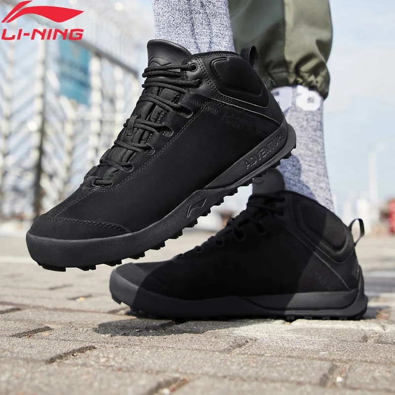 (Break Code)Li-Ning Men UNSTOPPABLE TIGER Adventure Outdoor Shoes Warm Fleece LiNing Sport Shoes Sneakers AHCN013