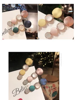 

DHL 1000pcs Ins Sweet Girls Acrylic Geometric Glitter Hairpin Hair Ornament Fashion headwear