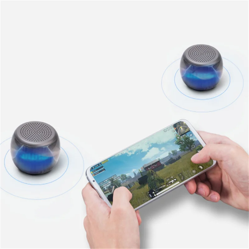 Xiaomi TWS Dazzle осветительные колонки bluetooth 5,0 Беспроводной Динамик Красочный Светодиодный светильник мини портативный стерео динамик
