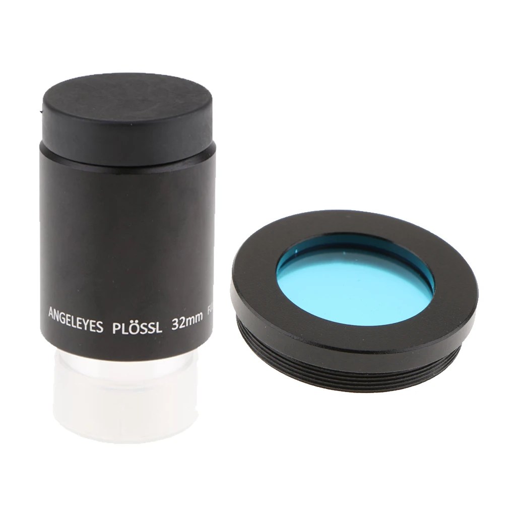 Plossl 1.25inch 32Millimeter Eyepiece Set with Color Filter Blue Universal