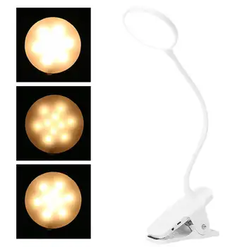 

LED Clip-On Desk Lamp USB Eye Protection Tattoo Nail Art Beauty Salon Table Lamp Light (Charging Type) Eyelashes Tattoo Supply