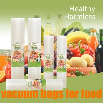 

vacuum bags for food Vacuum Sealer Food Fresh Long Keeping 12+15+20+25+28cm*500cm Rolls/Lot bags for vacuum packer Long-term