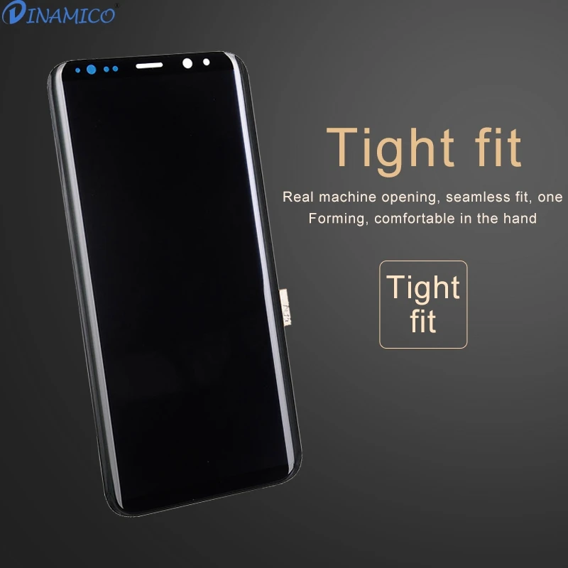Dinamico Акция G955F дисплей для samsung Galaxy S8 Plus ЖК-экран с сенсорным дигитайзером сборка G955 ЖК-дисплей