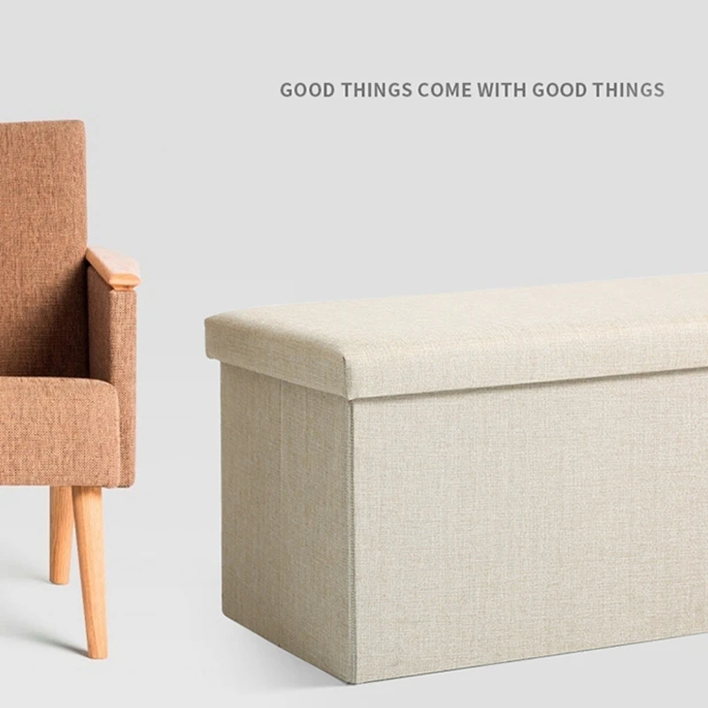 Прямоугольный стул для хранения может сидеть взрослый диван стул бытовой стул для хранения складной ящик для хранения