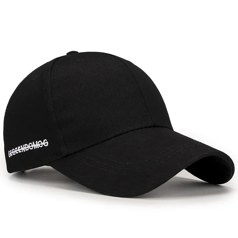 Fashion Simple Solid Color Letter Embroidery White Black Men Women Cap Visor Baseball Caps Snapback Bone Casquette Gorras Hats | Аксессуары