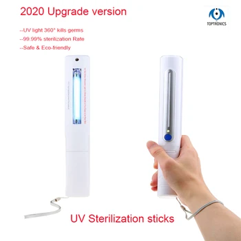 

2020 New Mask UV Disinfection Stick UV Lamp Germs Killer UV Sterilizer Wand UV Sanitizing Wand Portable Mobile Phone Sterilizer