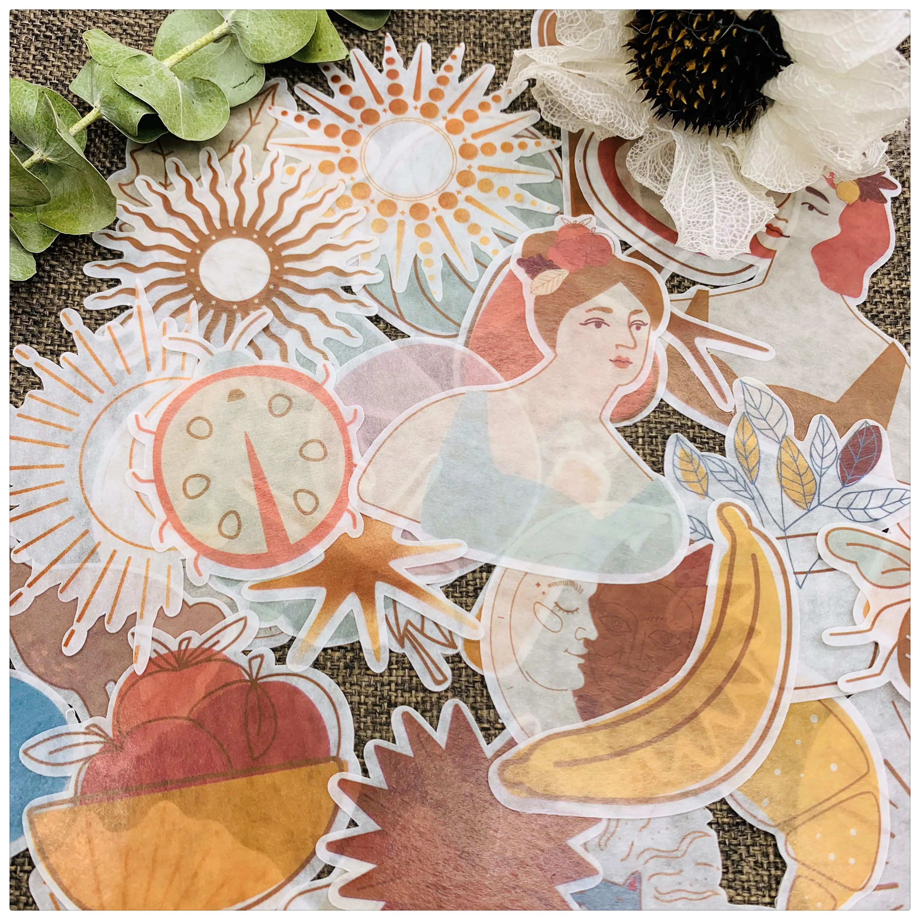 32pcs Hand Drawing Notebook Sticker Decoration Scrapbook Europe Greek Style Stickers Bullet Journal Aesthetic Paper Poster Assorted Stickers Aliexpress