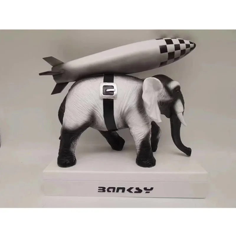 Best Price Sculpture Elephant Back Rocket Censer Street Art Industrial Wind Statue Desk Ornaments Action Figure Collection Model Toy M4118 Best Price Sculpture Elephant Back Rocket Censer Street Art Industrial Wind Statue Desk Ornaments Action Figure Collection Model Toy M4118
