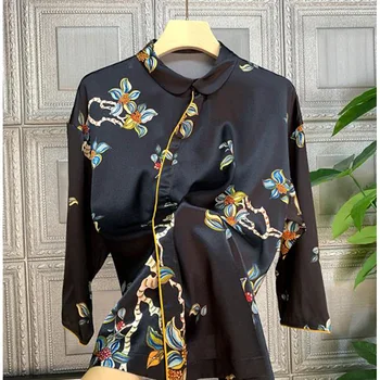 

Women Shirt Printed Black Shirt