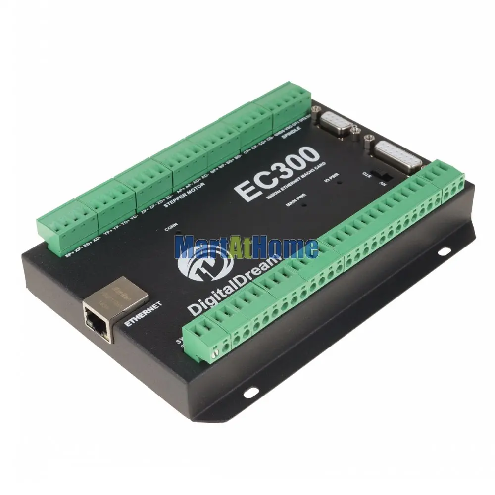 Ethernet 3/4/5/6 Axis Mach3 CNC карта управления движения 300 кГц 24 В постоянного тока поддержка
