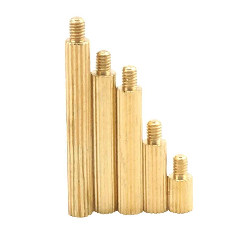 copper 20 шт M2* L+ 3 мм одинарные винты для безопасности камеры наблюдения столбы с накаткой противостояние прокладка - Цвет: copper