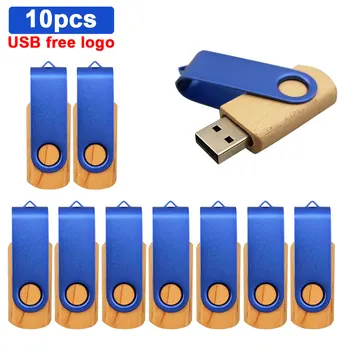 

10pcs/lot Free Customize LOGO Wood USB flash drive 4gb 8gb 16gb 32gb Pendrive 128GB pen drives Maple wood usb stick for Wedding