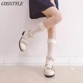 

6color New Japanese Style Sweet Lolita Shoes Women College Girl Students LOLITA Shoes Bow JK Uniform Shoes PU Leather Flat Shoes