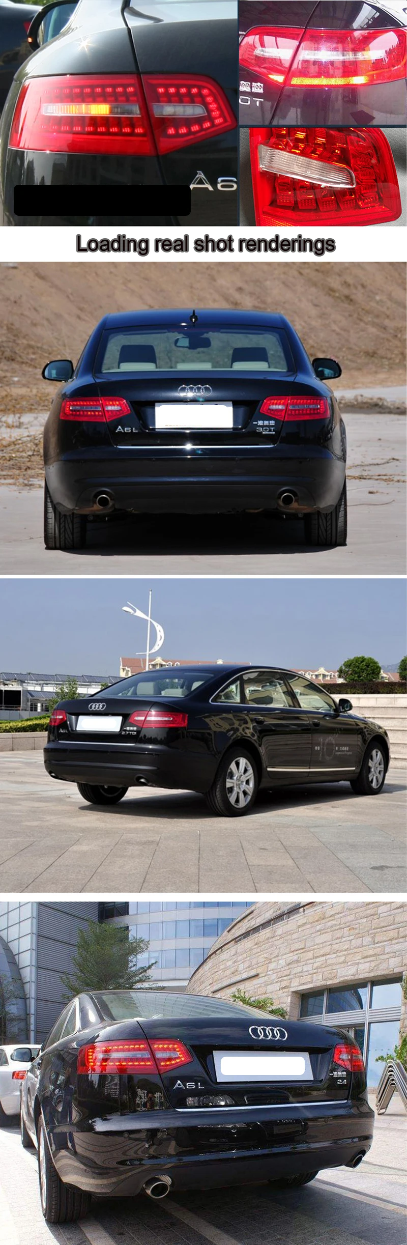 Для audi 2012~ /2009~ 2011 A6L хвост светильник, C7 C6 светодиодный, A4, A6L задний светильник, Q3, Q5, Q7, S3 S4 S5 S6 S7 S8; A6L задний фонарь стайлинга автомобилей