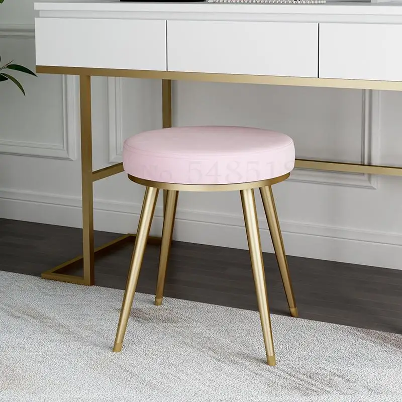 Скандинавский туалетный столик стул простой современный сетчатый красный ins для