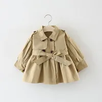 Autumn Baby Girl Clothes Jacket Fashion Baby Girls Coat Jackets Long Sleeve Children Clothing Outerwear Age for12M-3Years 2024 1