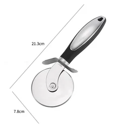 Deluxe Stainless Steel Multi-Purpose Kitchen Slicer and Server Tool (Pizza Cutter Wheel)