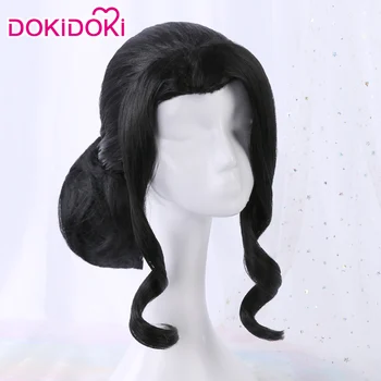 

DokiDoki Anime Cosplay Wig Black Curvy Hair Demon Slayer: Kimetsu no Yaiba Kibutsuji Muzan Cosplay Wig Kimetsu no Yaiba