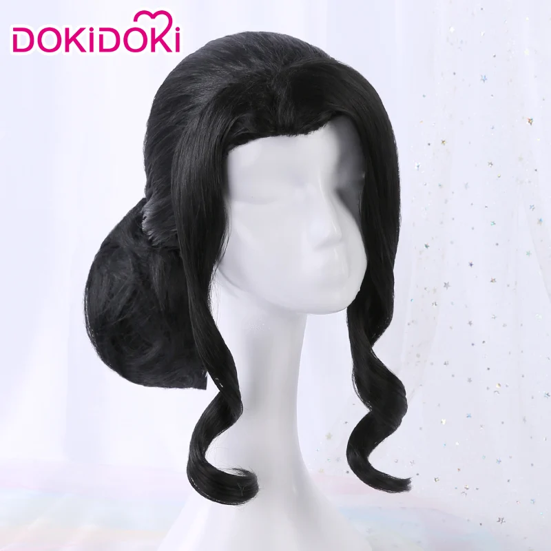 DokiDoki Аниме косплей парик черный Curvy Hair Demon Slayer: Kimetsu no Yaiba Kibutsuji Muzan |