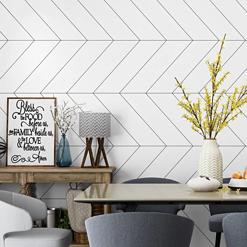 

Nordic Wallpaper INS Modern Minimalist Geometric Pattern Lines Graphics Bedroom Background of Television in the Drawing Room Wal