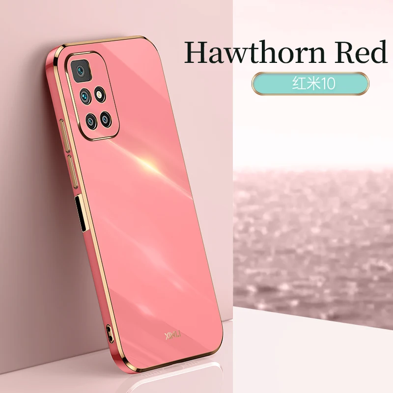 For Redmi 10 Case Cover High Quality Soft TPU Case For Xiaomi Redmi 10 Anti-fall Anti-fingerprint Camera Protection