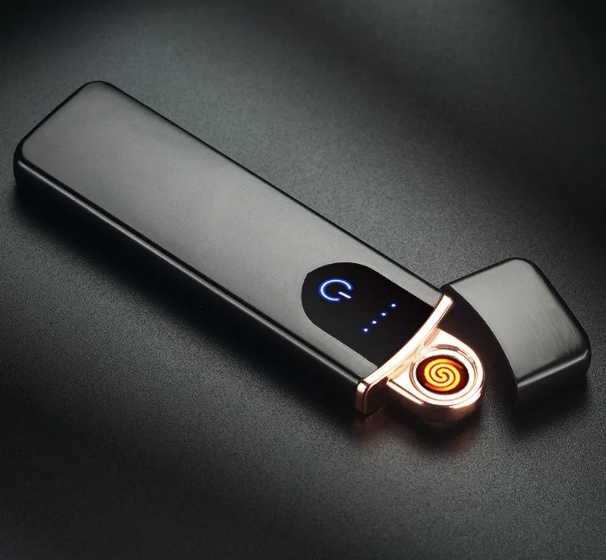 

Wind Proof Double-sided Cigarette Lighter Ultra Thin Portable Long Strip Touch Sensitive Cigarette Lighter Creativity