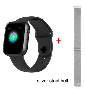 black silver steel SX16 Смарт-часы для женщин, пульсометр, кровяное давление, спортивные часы для мужчин, фитнес-браслет, смарт-браслет, умные часы, Android IOS - Цвет: black silver steel