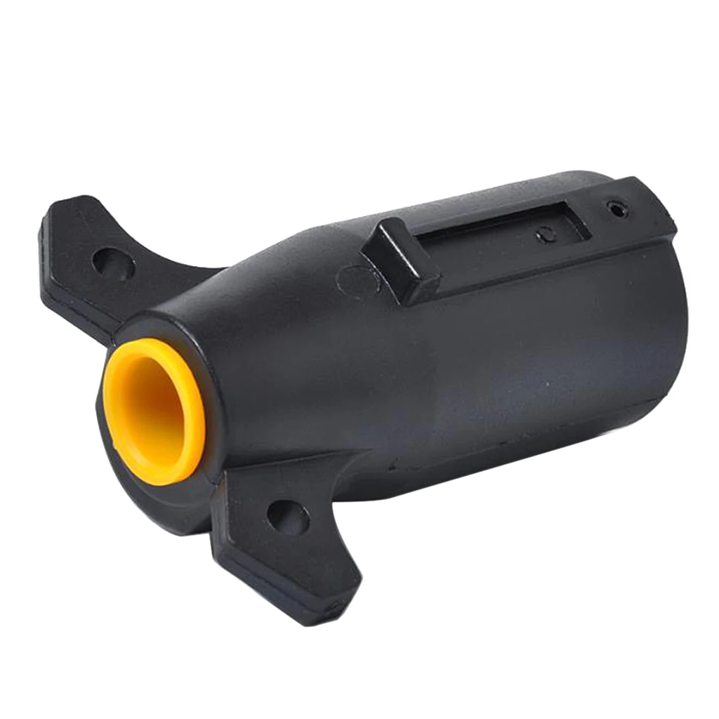 1X 7-Way Blade Trailer Light Wiring Circuit Tester Round Adapter Pin Plug RV