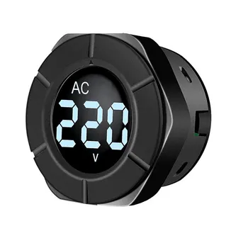 

Voltmeter LCD AC Digital Display Voltmeter AC30 - 500V Voltage Monitor for Auto Electronics LED Home Appliances
