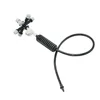 Hanging cross mist sprinkler anti drip misting nozzle water spray greenhouse nozzles for cooling 1set 4