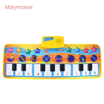 

80x28 cm Baby Piano Music Playmat with Demo Songs Instrument Sound Touch Play Game Piano Carpet Keyboard Mat for Kids Xmas Gift
