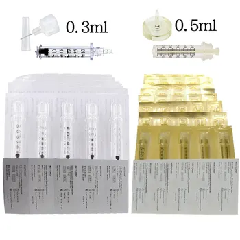 

0.3/0.5ml Disposable Sterile Syringe Ampoule Head for Hyaluronic Pen Atomizer Injection Gun Anti Wrinkle Lip Filler Injection