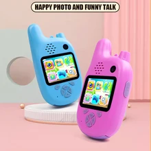 2,0 дюймов мини видео HD Камара Fotografica Игрушки Walkie Talkie видеокамеры игрушки для детей ребенок ips экран дети цифровая камера игрушка