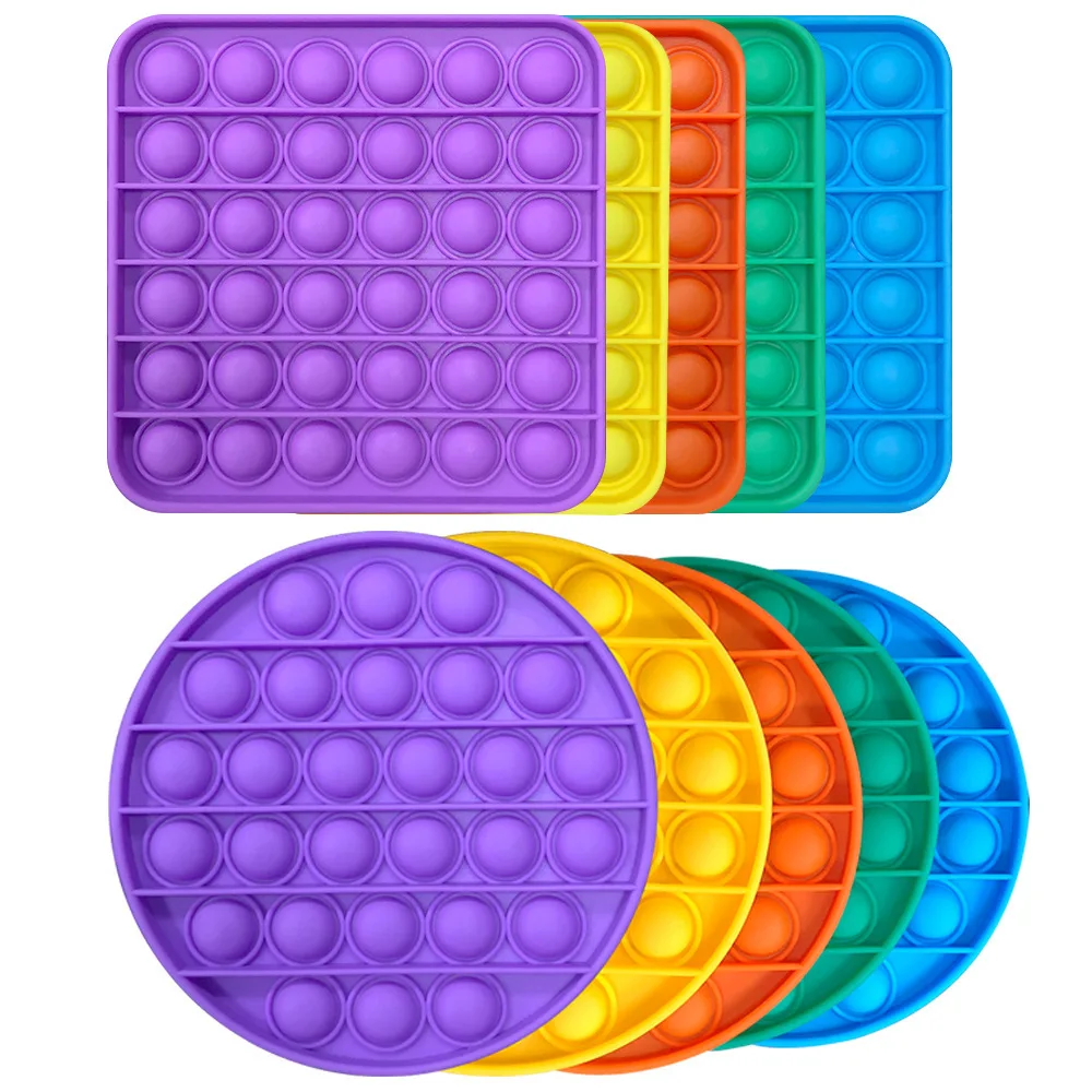 Adulto niños divertido juguetes anti estrés empuje de Fidget sensorial juguete estrés juguetes de los niños es aritmética Juguetes