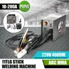 ZX7-200 220V 10-200A 4000W Handheld Mini MMA Electric Stick Welder Inverter ARC Welding Machines Metalworking Welding Tools 1