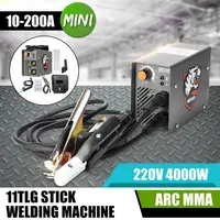 ZX7-200 220V 10-200A 4000W Handheld Mini MMA Electric Stick Welder Inverter ARC Welding Machines Metalworking Welding Tools 1