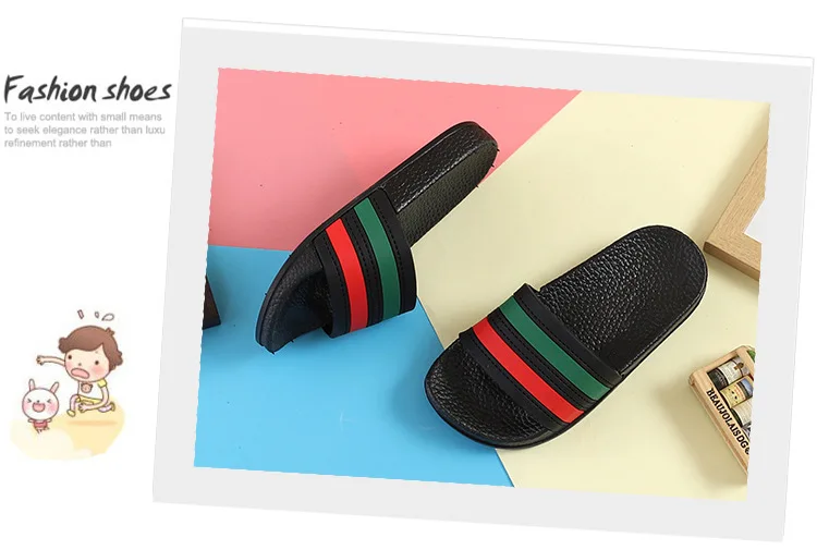 best leather shoes New Summer Children's Slippers For Boys Girls Toddler Slippers Pvc Soft Non-slip Beach Sandals Baby Home Shoes Kids Flip Flops children's sandals