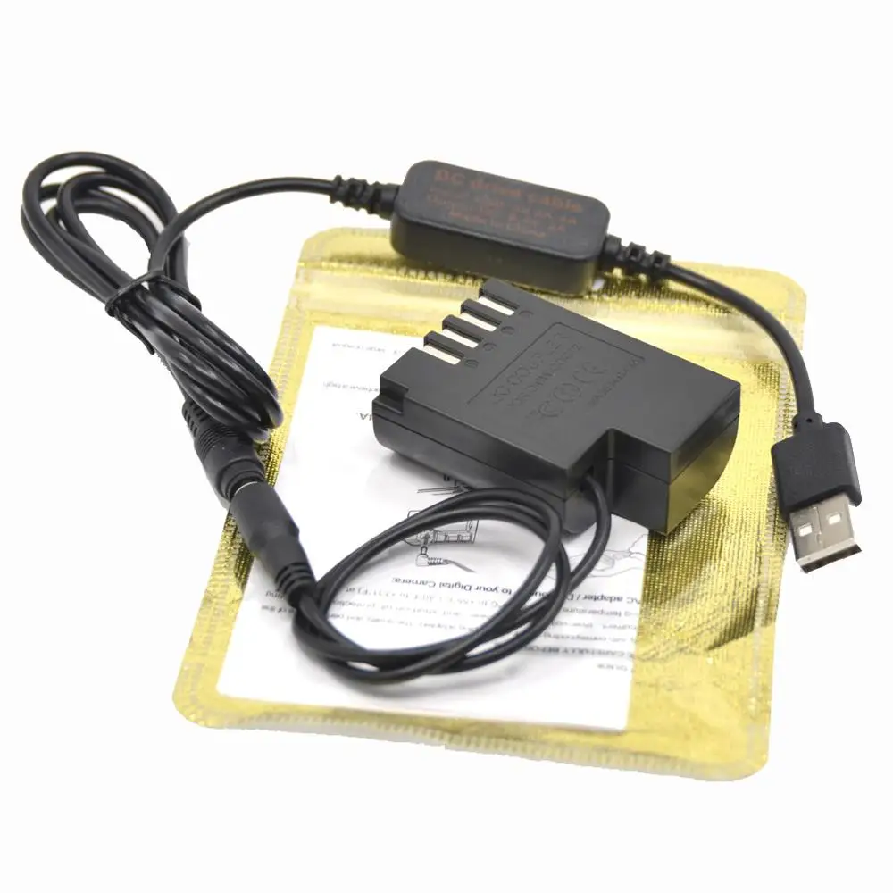 con micro-USB GH3A Batteries DMC-GH3 BLF19 PATONA Slim Chargeur compatible avec Panasonic DMW-BLF19E 