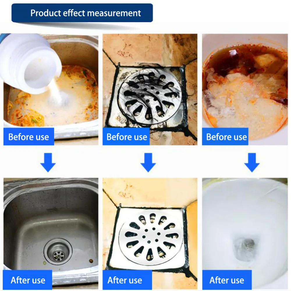 1 шт. мощный трубный дноуглубительный агент мощный мойка и сливной очиститель для прочистки стоков на кухн туалет щетки чистящие