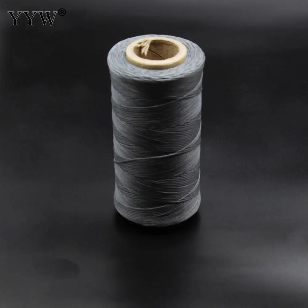 50m/Lot 0.8mm waxed Polyester Cord Needlework Beads Spool String Kumihimo Diy Bracelet Jewelry Findings Rope Component 22 Colors - Цвет: 9