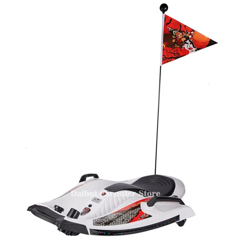 Daibot Hoverboard Skateboard 3 Wheels Self balancing Scooters 9 Inch 120W Drift Electric Tricycle Scooter With Handlebar (21)