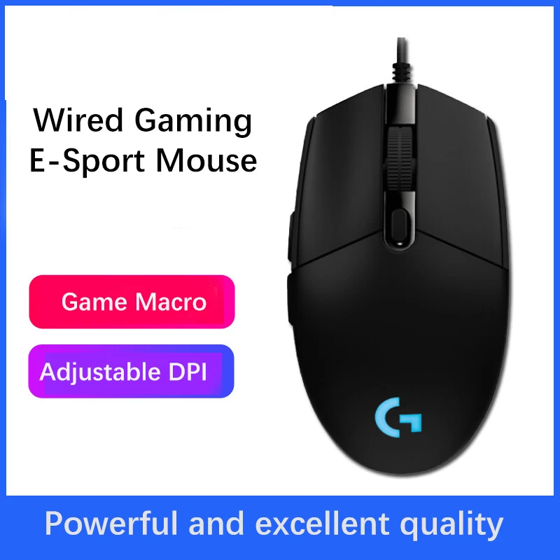 Logitech G102 IC игровой Мышь оптический 8000 Точек на дюйм геймерская мышь 6-кнопочная-компьютер Мышь RGB Перезаряжаемые sem fio