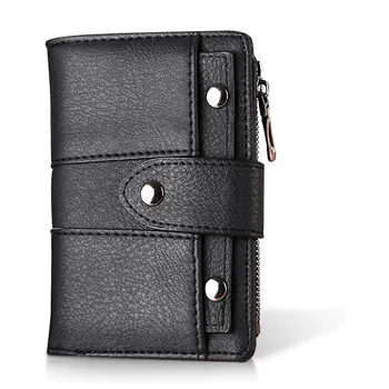 

FGGS-Autumn and Winter Women's Short Wallet PU Leather Multi-Card Change Card Holder