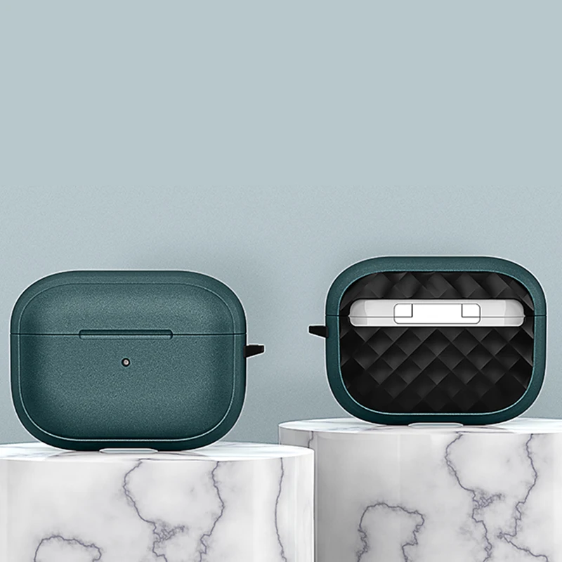 Жесткий матовый чехол для Airpods pro роскошные аксессуары наушников беспроводной с