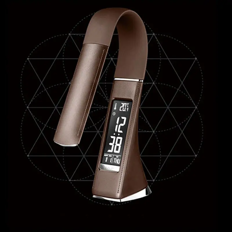 Настольная лампа USB для ухода за глазами 3 режима 150 ° Регулируемый ЖК-дисплей умный светильник для чтения