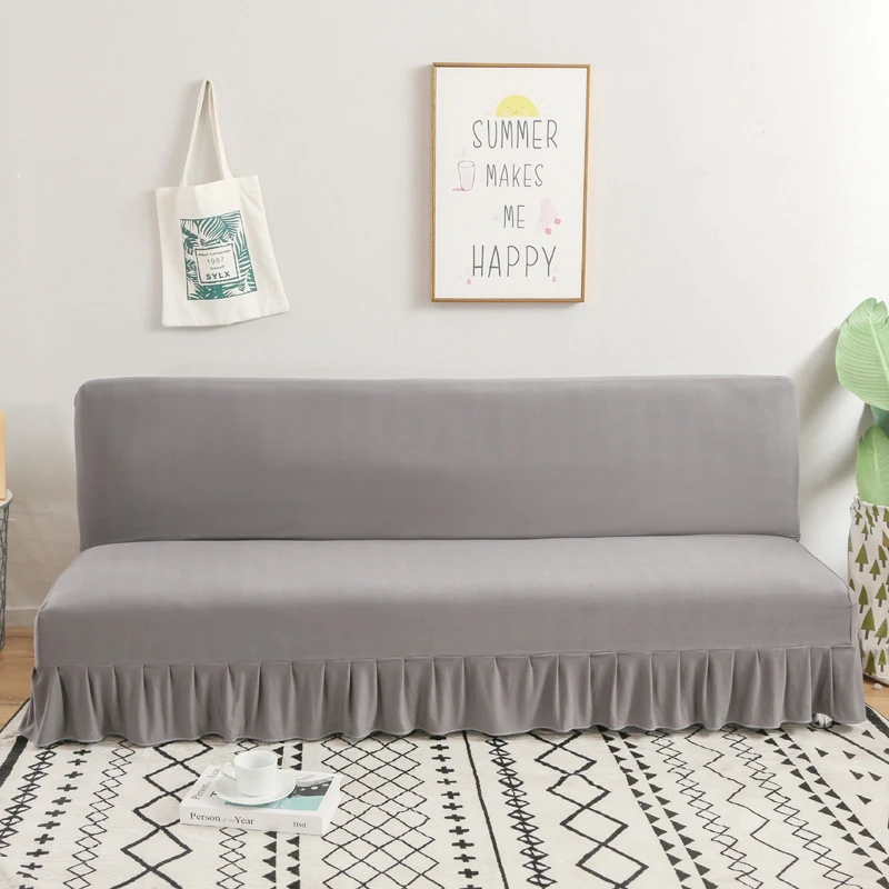 

Yaapeet Stretch Sofa Cover Without Armrest Folding Sofa Bed Cover Couch Cover Big Elastic Slipcover Sofa Protector Cover