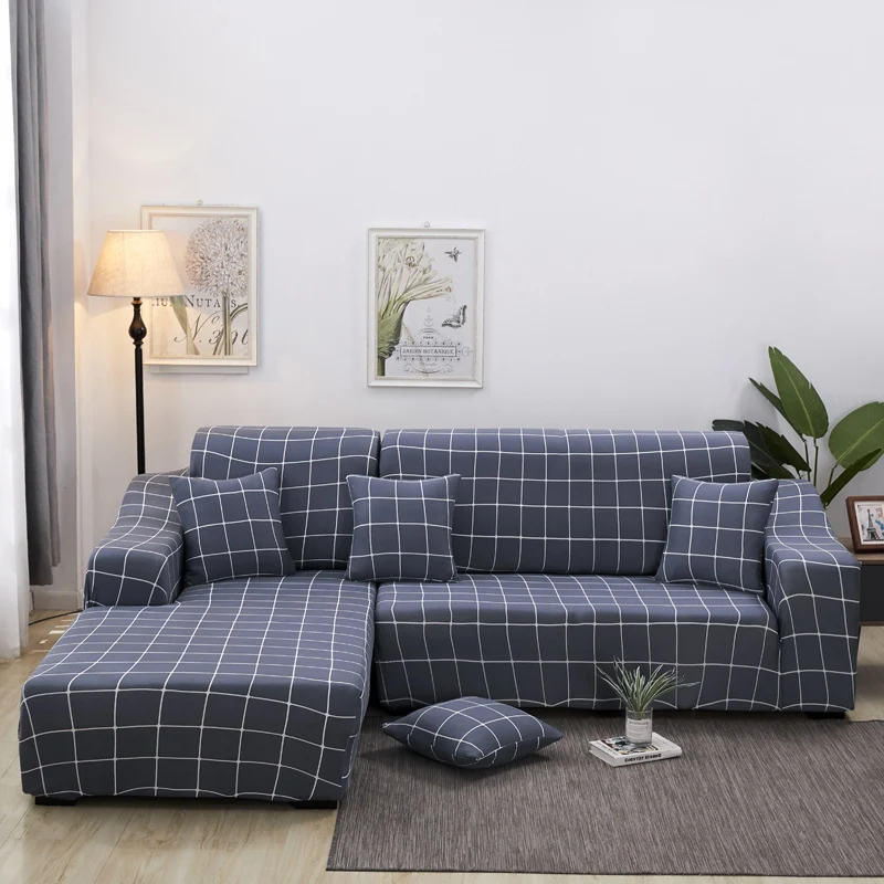 L образный чехол для дивана протектор мебели полиэстер Loveseat чехол для дивана шезлонг Стрейч L Форма d чехол для дивана