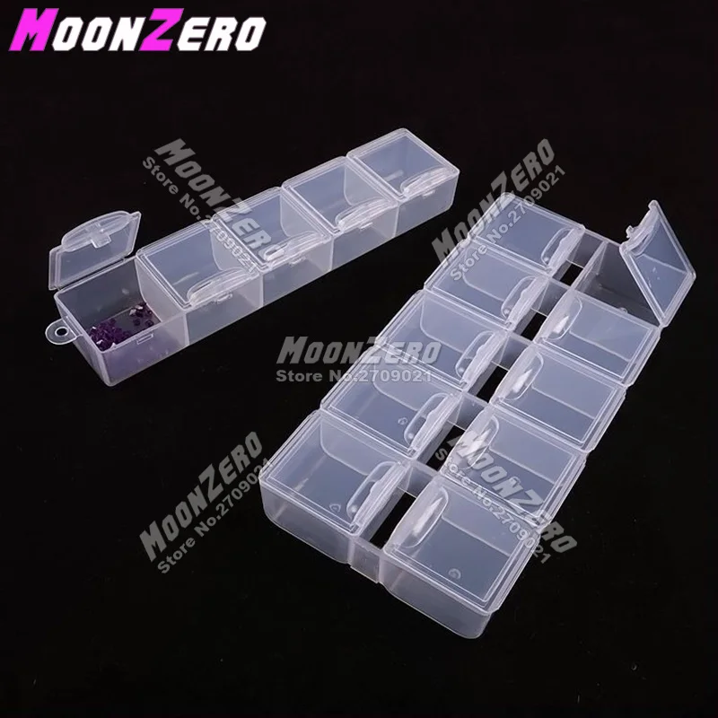 

5/10 Grid Transparent Storage Box Family Diamond Painting Material Storage Box Diamond Embroidery Tool Mosaic Placement Box